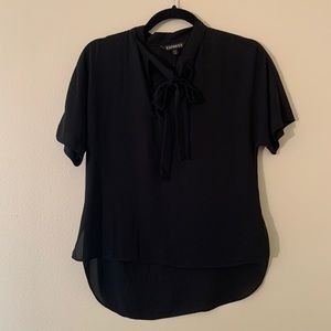 Express bow tie blouse